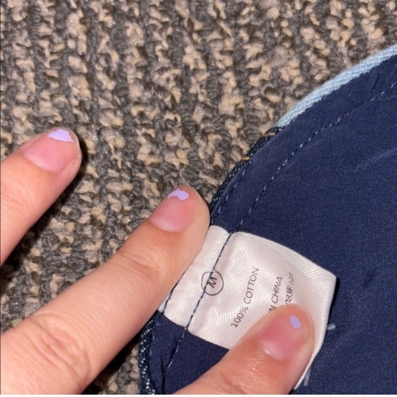 Denim Blue Crop Top - Picture 5 of 6